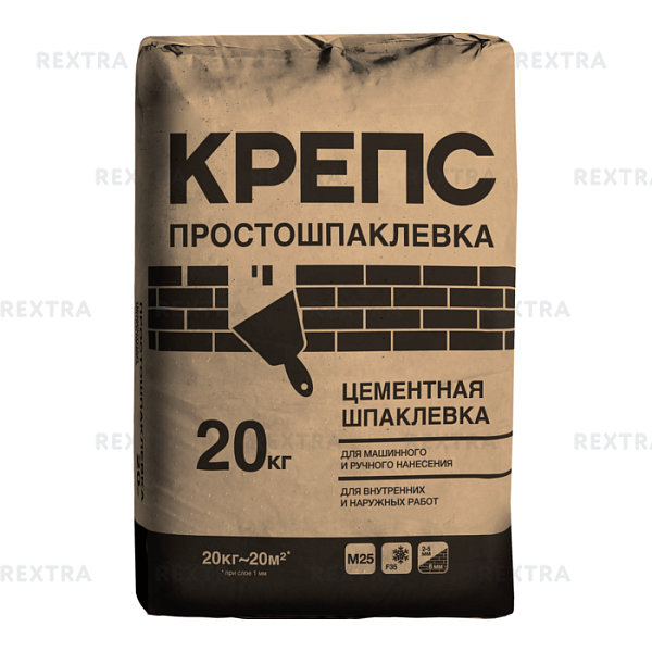Штукатурка Простоштукатурка 25кг. /Крепс/156349 са-н картинка №1